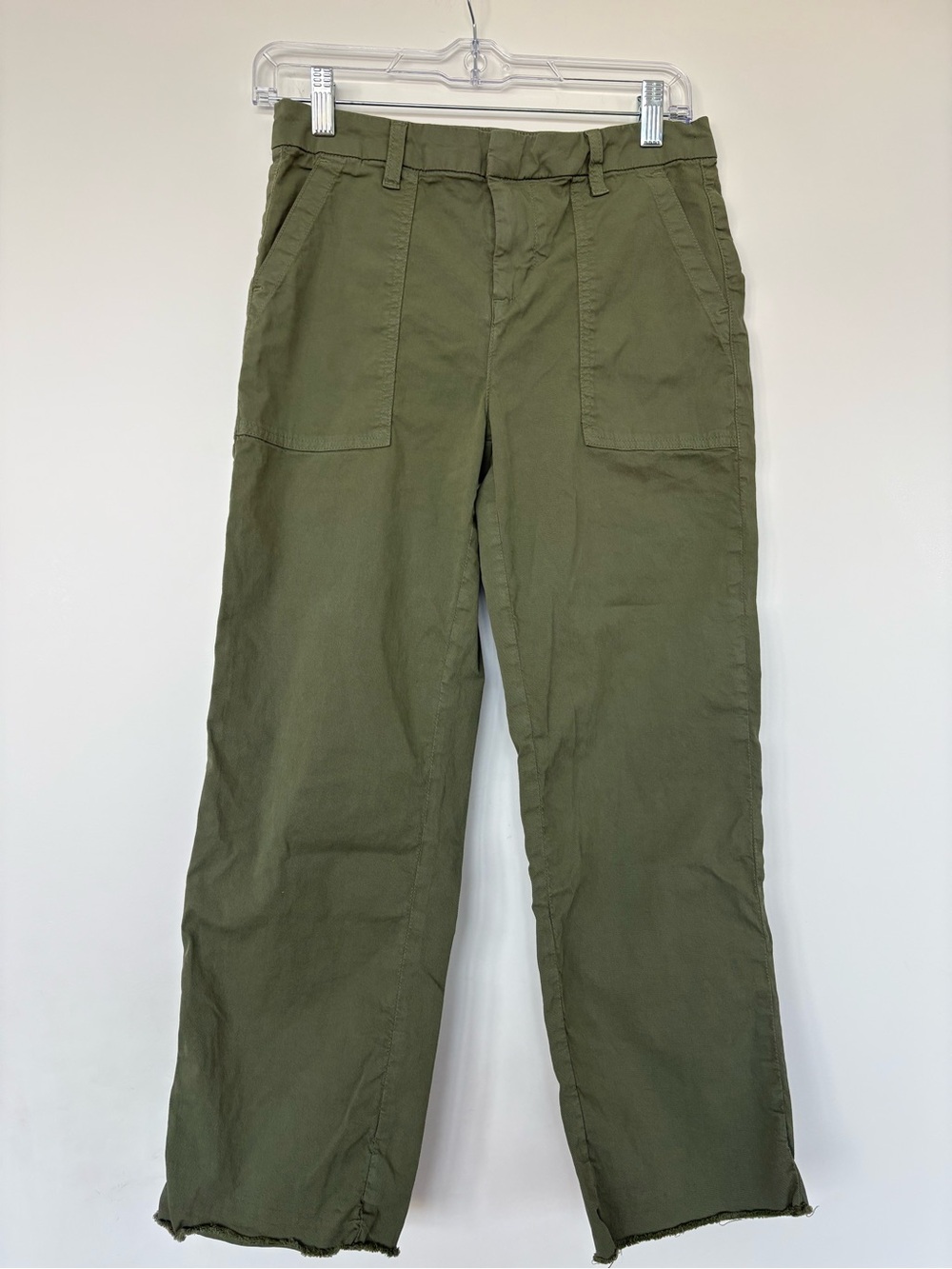 Frank & Eileen $328 Blackstone Utility Pants Army Green sz 2 - Picture 2 of 5